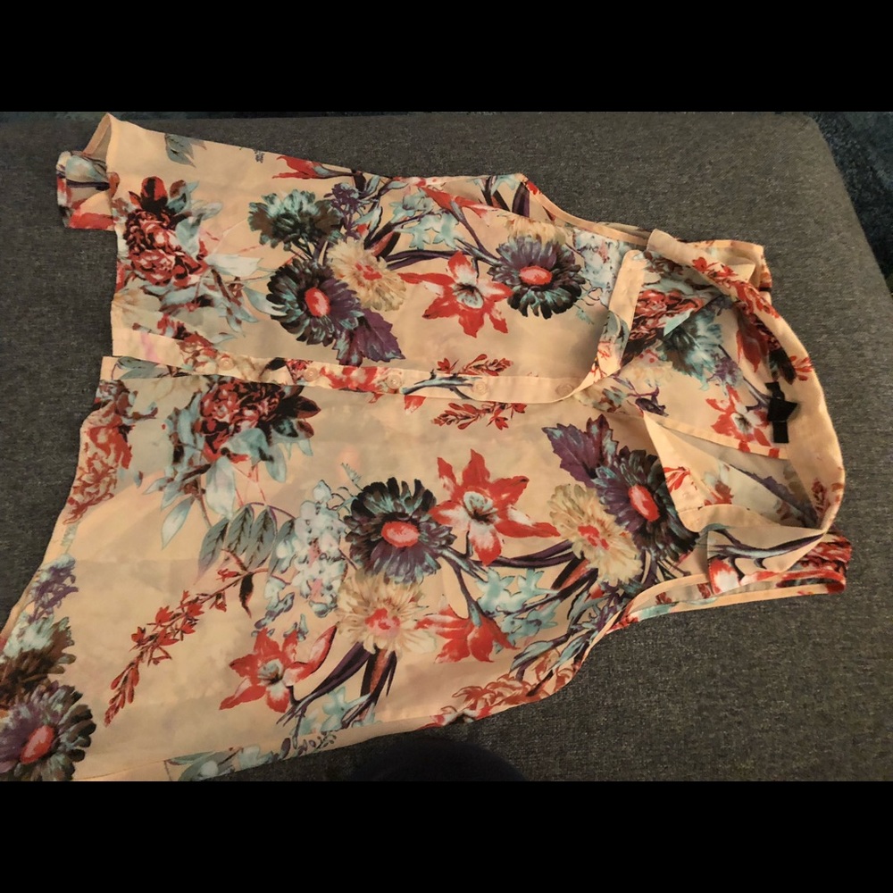 Floral tank top